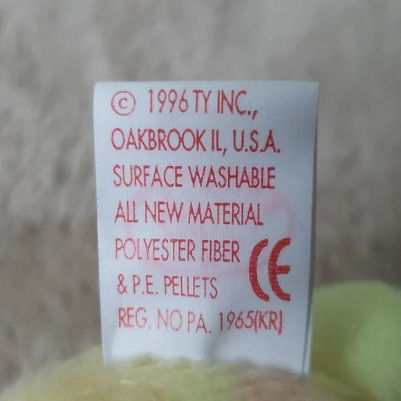 Peace ✌Tiedye Bear Ty Beanie Baby 🐻 Gift, Kids Toy, Rare Collectible, NWT - Picture 8 of 11